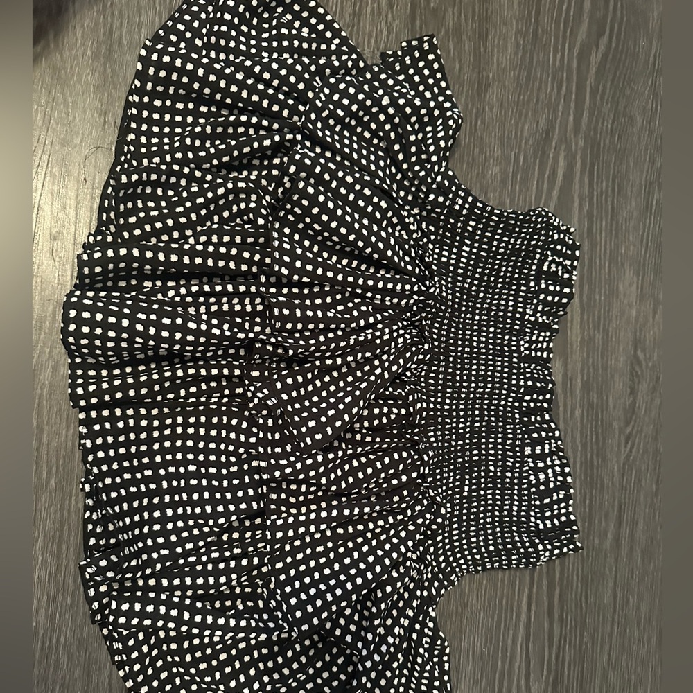 Black and white skirt
